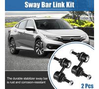 2pcs Voiture Avant Barre Stabilisatrice Lien K90667 Stabilisateur Lien Suspension Noir