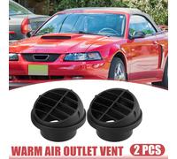 2pcs Voiture Chauffage Air Ventilation Sortie 65mm Gaine Chauffage Air Ventilation Sortie