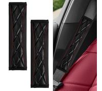 2pcs Voiture Protège Ceinture de Sécurité Coussin pour Ford Transit Van 2014-2025 Coussin Ceinture de Sécurité Amovible pour Bebe et Adultes,C