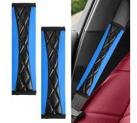 2pcs Voiture Protège Ceinture de Sécurité Coussin pour Jeep Wrangler Rubicon 2013-2025 Coussin Ceinture de Sécurité Amovible pour Bebe et Adultes,B