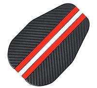 2pcs Voiture Universelle Arrière Vue Arrière Miroir Housse De Pluie Visière Pare-sourcil en Fibre De Carbone De Fibre De Carbone Miroir Garde Pluie Autoroute Accessoires