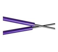 2pcs Voiture Vérins À Gaz Hayon Arrière Coffre Ressort À Gaz Supports Amortisseur Pour Peugeot 5008 Hatchback T87 2017-2022(Purple carbon fiber)