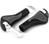 2PCS VTT Bike Bicycle confortable en caoutchouc du guidon -Griffs Barende (blanc)