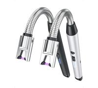 2Pcs, VVAY Allume Gaz, Briquet Long Électrique Rechargeable USB-C