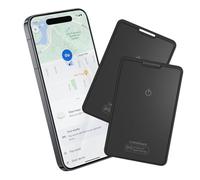 2PCS Wallet Tracker Carte,Slim Smart Finder Tag Traqueur, Card Bluetooth Wallet Tracker,Compatible avec Apple Find My (iOS Uniquement),Compatible Air Tag Card pour passeports valises Sacs