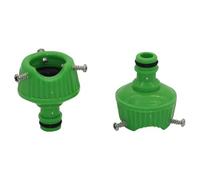 2Pcs Water Faucet with Fastening Bolt Garden Watering 16-22mm Tap Pipe Snap Connector Irrigation Tube Fitting