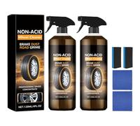 2Pcs Wheelblaze Wheel Cleaner,WheelBlaze Versatile and Powerful Rust Converter,4oz Tire & Wheel Cleaner,Turn Filthy Wheels into Instant Shine and Lasting Protection