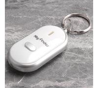 2pcs Whistle Lost Key Finder Flashing Beeping Locator Keychain LED (sifflet de recherche de clé perdue)