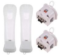 2PCS Wii Motion plus QUMOX pour manette Wiimote Nintendo Wii Blanc QUMOX®