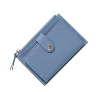 2pcs Women's Wallet Short Women Coin Purse Wallets for Woman Card Holder Small Ladies Female Hasp Mini Clutch for Girl(Blue)