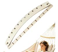 2pcs Wooden Hammock Spreader Bars - Detachable Replacement Supports | Anti Sagging Support Rails for Patio Backyard Camping Garden Stable Even Hanging Comfort