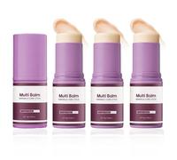 2Pcs Wrinkle Bounce Volume Multi Balm,Crème Hydratante Longue Durée Collagen Baume Under Eye & Face Balm Make Up Base,Skin Care All In One