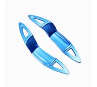 2Piece Palettes de Changement de Vitesse au Volant pour 2007-2016 MINI Cooper S JCW ONE R55 R56 R57 R58 R59 R60 R61,Extension Palette au Volant Alliage d'aluminium,Blue