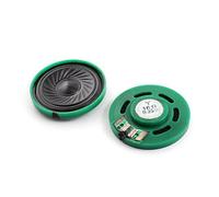 2Pieces 0.25W 16 Ohm magnétique Président électronique haut-parleur vert