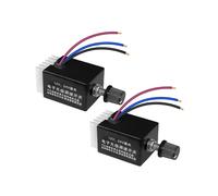 2Pièces 12 V/24 V Contrôleur de Vitesse de Moteur Universel, Bouton Vis Électronique Régulateur de Vitesse en Continu Commutateur