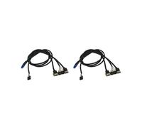2pièces 60 CM Panneau Avant Du Boîtier USB3.0 + USB3.0 + HD Audio Jack Carte D'E / S + Fil Interne USB Ligne de Lunette Bricolage