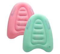 2Pieces Bodyboard Gonflable - Planche Natation GonflableEnfant | Planche De Natation Portable Légère avec Poignées | Planche Gonflable Piscine | pour Plage Surf Piscine Natation Été Sports Nautiques