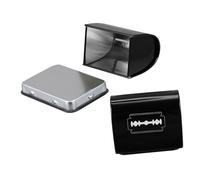 2Pièces Boîte pour Élimination Lames de Rasoir Distributeur Portable pour Lames Usagées Coffret Pratique et Durable pour Coiffeurs