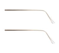 2pièces branches de rechange pour lunettes en métal pièces de lunettes or alliage silicone pour universelles design profilé installation facile