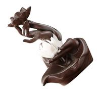 2Pièces Brûleur Encens Backflow Céramique Ornement Bureau