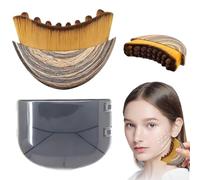 2pièces Contour Lymphatique pour le Visage, Brosse Drainage Lymphatique, Sec pour Visage, Massage pour Cou, pour détendre et masser les points du visage et du corps