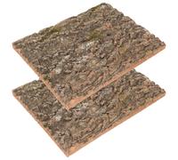 2Pièces Décor Fond Cork Pour Terrarium Reptiles Grimpeurs