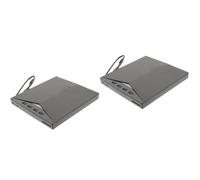 2Pièces Dvd Et Cd Externe USB 3.0 Portable Antidérapant Noir