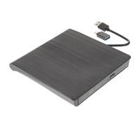 2Pièces Dvd Rw Externe USB Noir Enregistreur Plug & Play