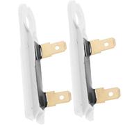 2pièces Fusible Thermique Pour Sèche-Linge Lot De Compatible Avec Plusieurs Marques Installation Facile Conçu Solide Et Sécurité Accrue Grâce Fonction De Contrôle De Température[Lav1780]
