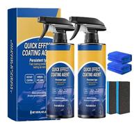 2Pièces Jetdryshop Spray pour voiture,Agent de revêtement à action rapide,Agent de revêtement avancé pour voiture à action rapide, Spray de lavage sans eau