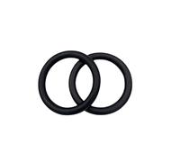 2Pièces joints toriques en caoutchouc fluoré, 55mm diamètre extérieur 43mm diamètre intérieur 6mm largeur, joint d'étanchéité noir