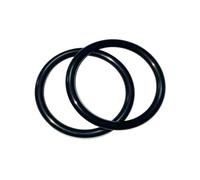 2Pièces joints toriques en caoutchouc nitrile EPDM, diamètre extérieur 240.3mm diamètre intérieur 235mm largeur 2.65mm, Noir