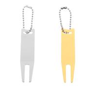 2Pièces Kit Réparation Pelouse Golf - Fourchette Divot Portable