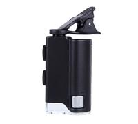 2Pièces Microscope Mobile Noir Clip Durable Loupe 60-100X Pour Phone