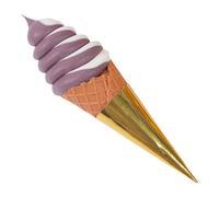 2Pièces Ornements Glace PVC Décorations Boutiques Café