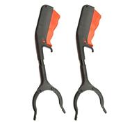2Pièces Pince Ramasse Objet,Dechet Préhension de Ramassage Des a Déchets,Frutales Se Les Objets en Télescopique Outils,Ramasser Attrape Baisser Outil,Feuille Herbe Grabber,pour Tout Ramasse-Déchets