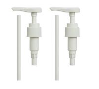 2Pièces Pompe Sirop,Distributeur de Dispenser à Doseuse Concentré,Fruits Jus Laque Poussoir Sucre Syrup,Vanille Caramel Noisette Flacon Bouteille Eau Verre Mousseur Bocaux,pour Monin Flacon-Pompe