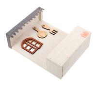 2Pièces Pot Mural Suspendu En Bois Pour Décor Fleuri