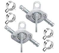 2pièces Robinet Essence Motoculteur Réservoir d'Essence,6mm Robinet Essence Groupe Electrogene,Essence Robinet Essence Moto,Robinet Essence Tondeuse Pour Moto,Scooter, Cyclomoteur,Dirt Bike et Go Kart