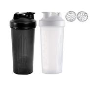 2Pièces Shaker à Protéines avec Boule en Spirale,Bouteille Shaker de Protéines étanche,Shaker à Protéines,Shaker Sport avec Boule