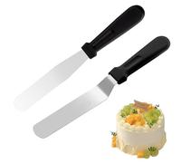 2pièces Spatules Patisserie Anglées,Glaçage Gâteaux Spatule Décalée,Tarte À La Palette Angulaire,Spatule à Crème pour Gâteau,Accessoires de Décoration de Gâteaux,pour Pâtisserie,Boulangerie