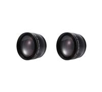 2pièces TéLéObjectif Professionnel 58Mm 2.0X pour Objectif 5D/6D/60D/ 350D / 400D / 450D / 500D / 1000D / 550D / 600D 18-55MM