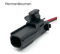 2pin Male 1 Pc With 15cm Wire Buse De Carburant Abs Pour Voiture, Capteur De Vitesse De Roue, Connecteur Étanche Sfp Avec Câble, 2 Broches, 1.6, 6189, 1161, 6188 "Nipseyteko