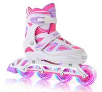 2PM SPORTS Vinal Patins à Roues Alignées Réglables pour Enfants et Adultes