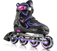 2PM SPORTS Vinal Patins à Roues Alignées Réglables pour Enfants et Adultes