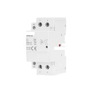 2Pole 63A DC24V Coil Control Voltage 2NO 2NC 1NO1NC Automatic Household Contactor Din Rail Type NWPNLXEA(2P 63A 2NC DC24V)