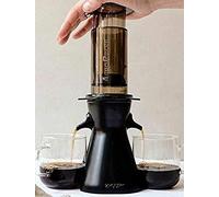 2POUR® Le nouvel accessoire Dual-Press pour la machine à café Aeropress®, la cafetière Delter ou le Pourover (Black)