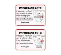 2psc Panneau Ne Rien Jeter Sauf le Papier Toilette, Panneau Règles Salle Bain en Acrylique pour Système Septique avec Adhésif pour Airbnb Restaurant Bar Hôtel