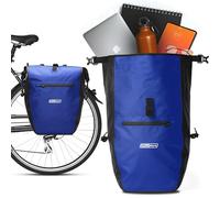 2Radwerk Sacoche de vélo pour Porte-Bagages, 25,4 l, 100% étanche, avec poignée de Transport et bandoulière, Sac de vélo, Sac de Porte-Bagages, Sac de vélo arrière, 56,5x30x15cm Bleu