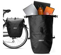 2Radwerk Sacoche de vélo pour Porte-Bagages, 25,4 l, 100% étanche, avec poignée de Transport et bandoulière, Sacoche de vélo, Porte-Bagages, Sacoche de vélo arrière